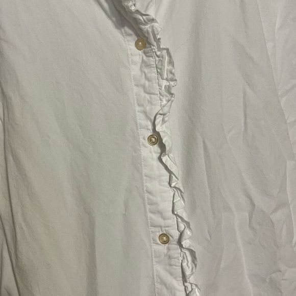 Free Assembly Ruffle Collar Button Up - Picture 6 of 7